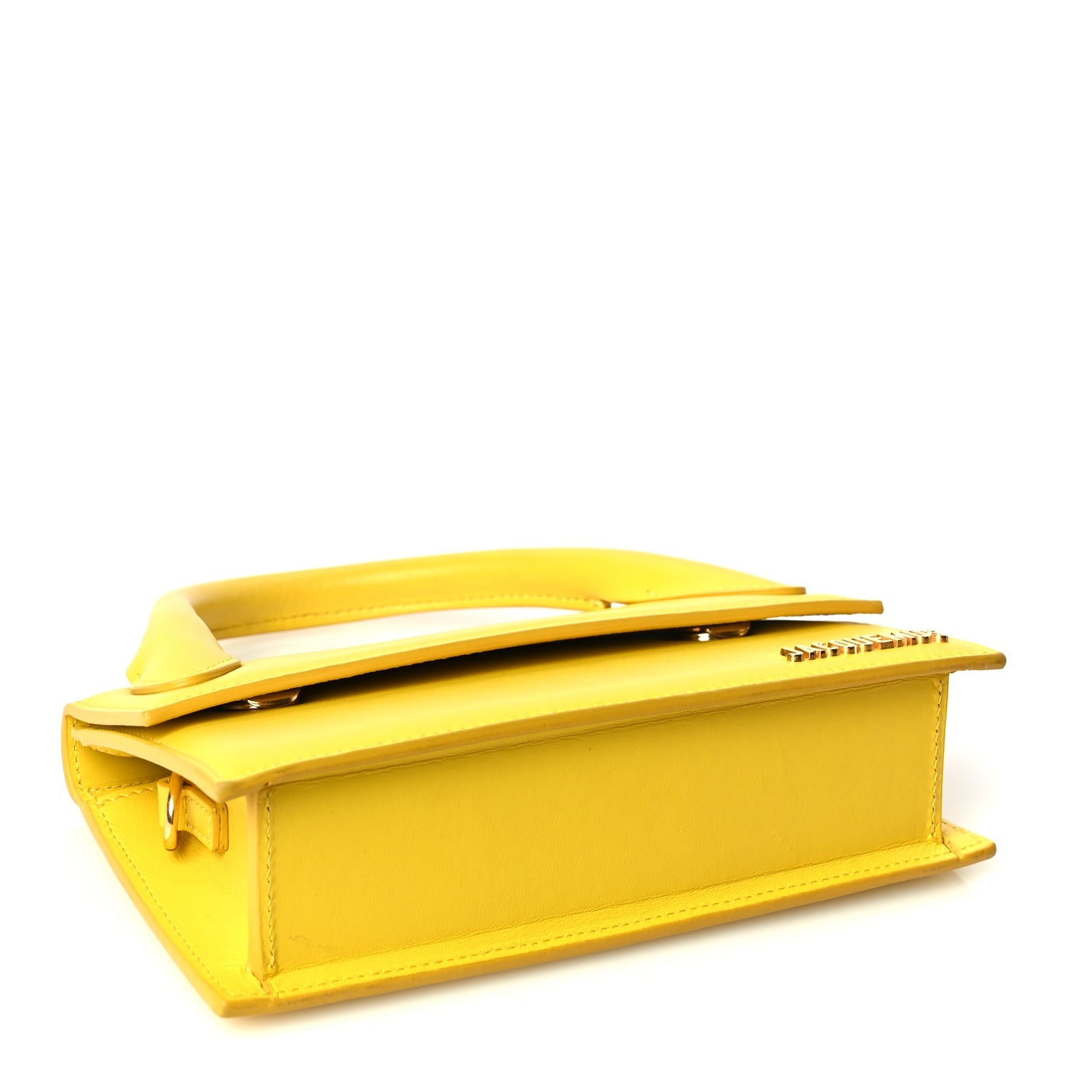 Jacquemus Smooth Calfskin Le Chiquito Long Yellow 3 of 8