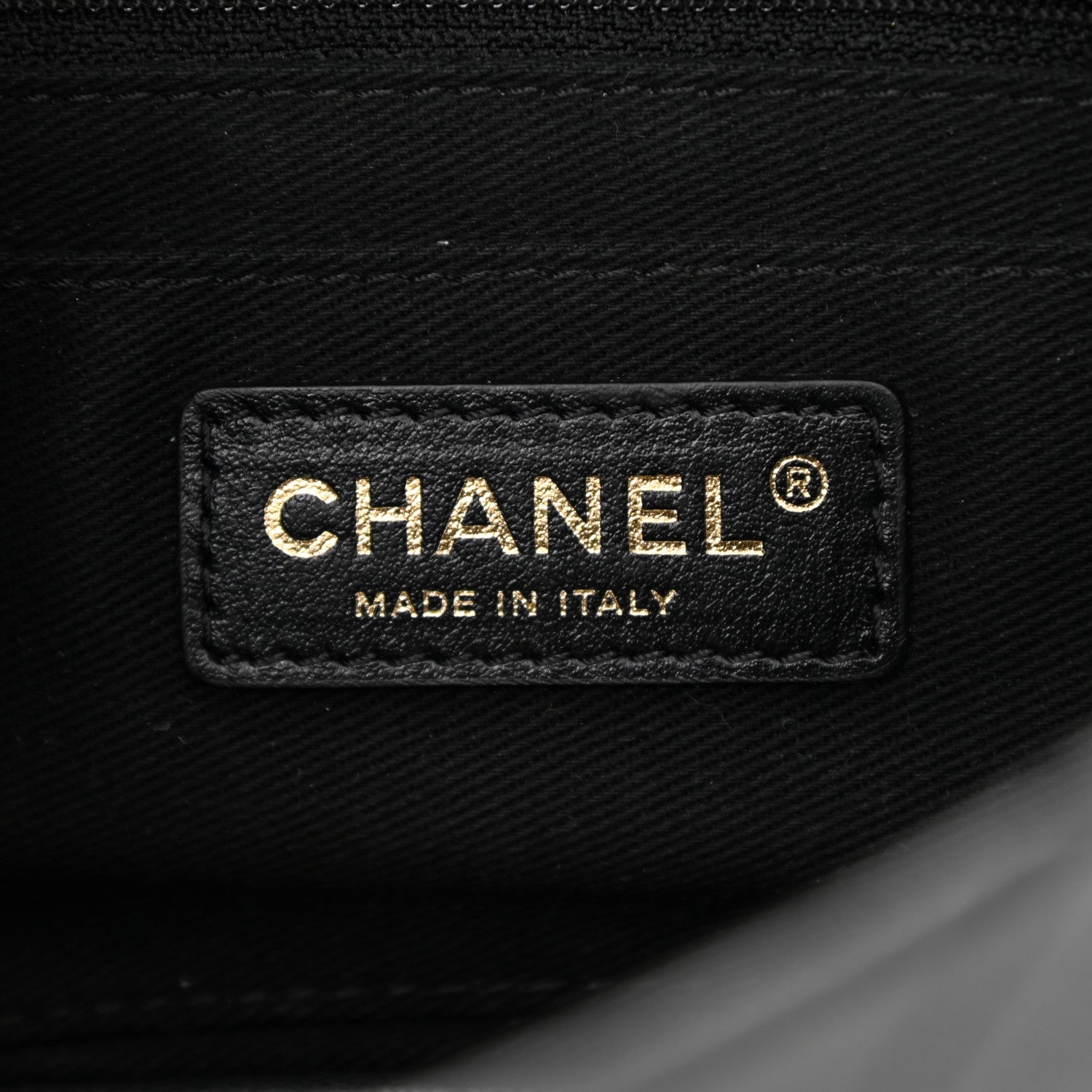 Chanel Goatskin Stitched Casual Trip Single Flap Black 10 of 19