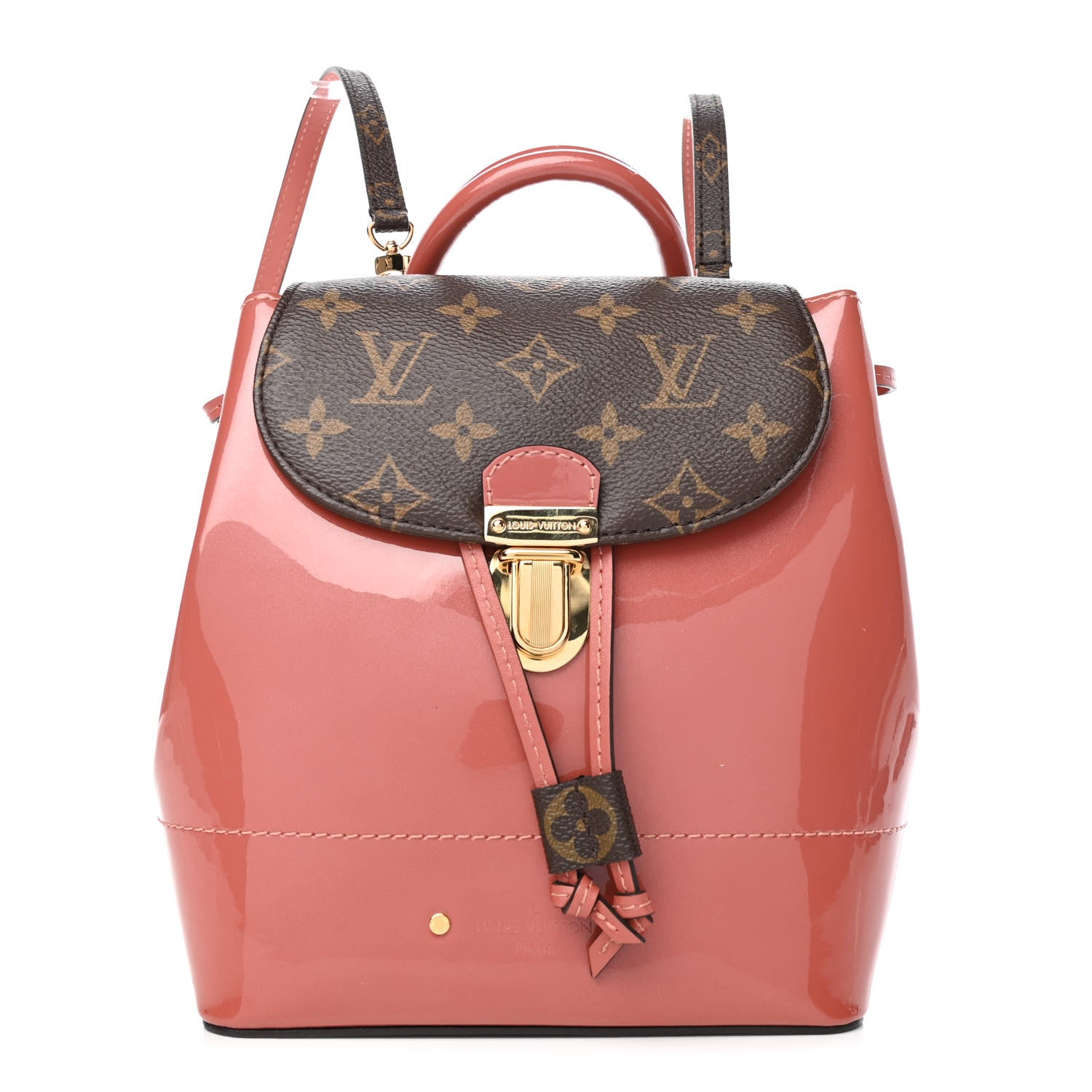Louis Vuitton Patent Monogram Hot Springs Backpack Vieux Rose 1 of 4