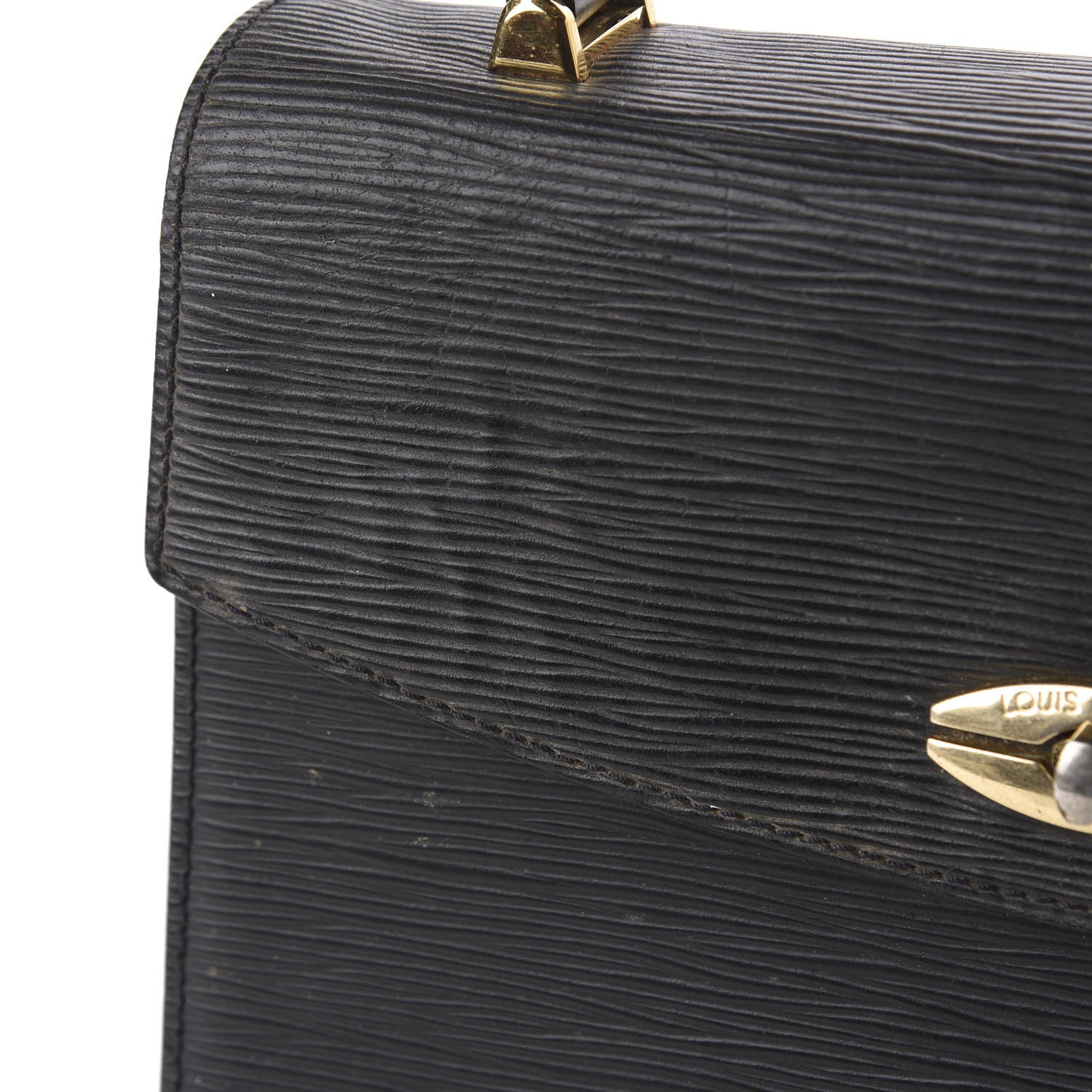 Louis Vuitton Epi Malesherbes Black 9 of 10