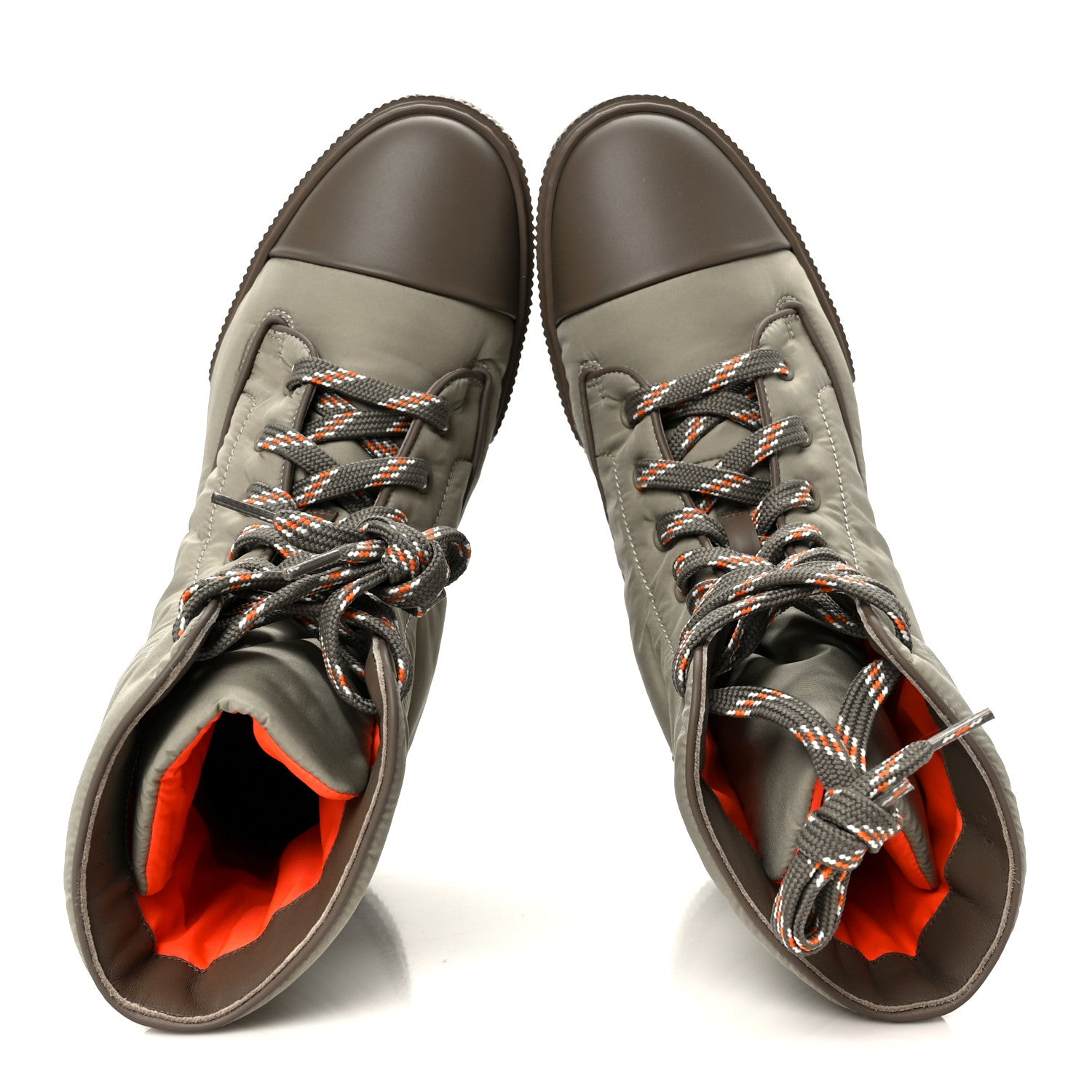 Hermes Calfskin Parachute Fresh Ankle Boots 38.5 Etoupe 2 of 10