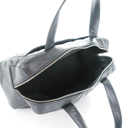 Chanel Caviar Quilted Bowler Black 5 of 7