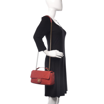 Chanel Iridescent Caviar Quilted Medium Chic Quilt Flap Red 2 of 16