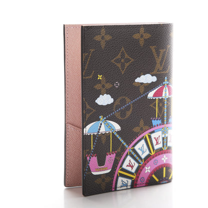 Louis Vuitton Monogram 2020 Christmas Animation Big Wheel Passport Cover Rose Ballerine 2 of 6