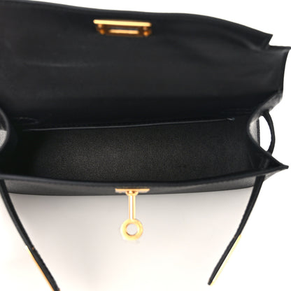 Hermes Epsom Mini Kelly Sellier 20 Black 6 of 10