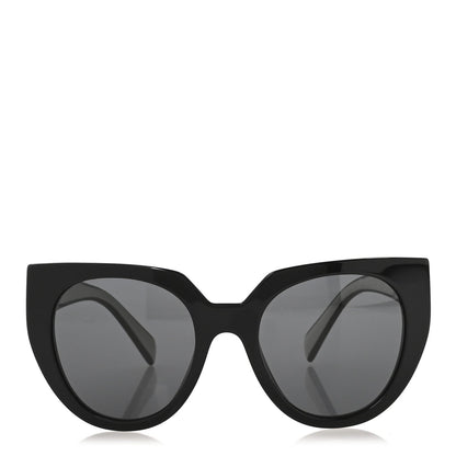 Prada Acetate Sunglasses SPR 14W Black White 2 of 7