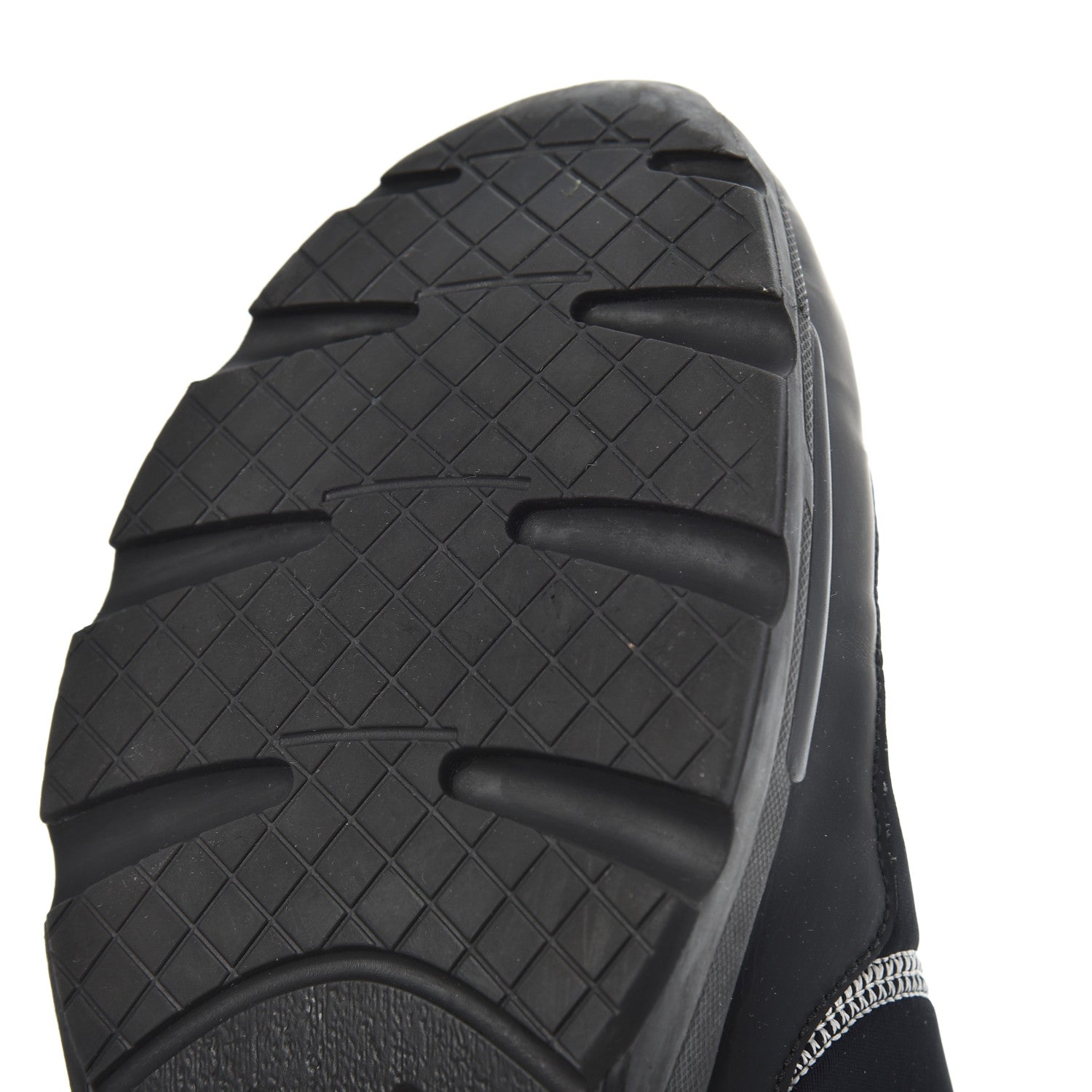 Chanel Lycra Fabric CC Sneakers 40 Black 14 of 14