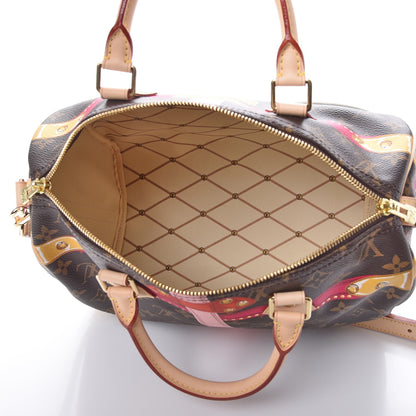 Louis Vuitton Monogram Summer Trunks Speedy Bandouliere 30 5 of 8