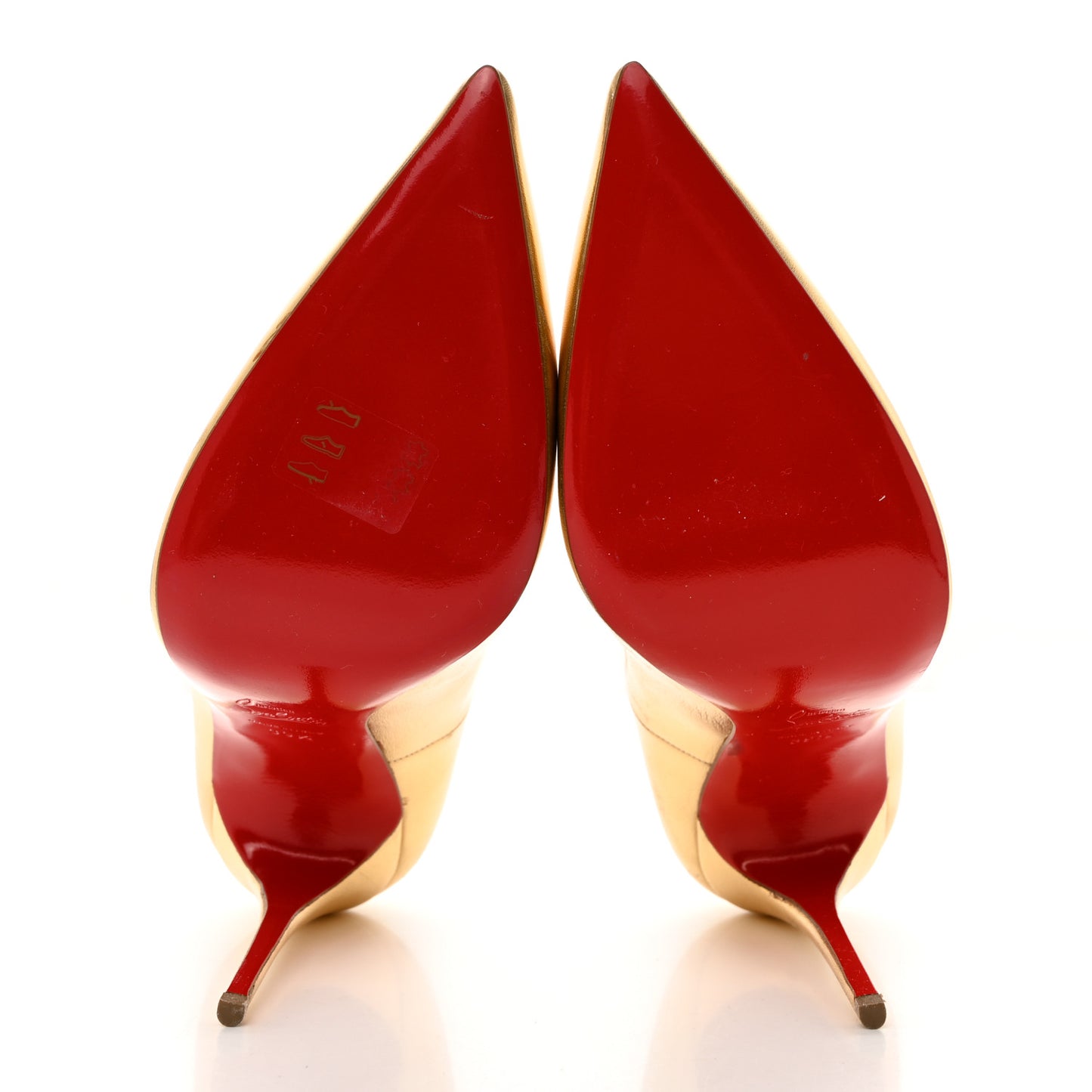 Metallic Calfskin So Kate 120 Pumps 39.5 Gold