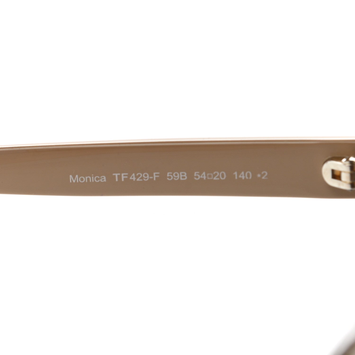 Tom Ford Monica Round Sunglasses TF429 Gold 7 of 8