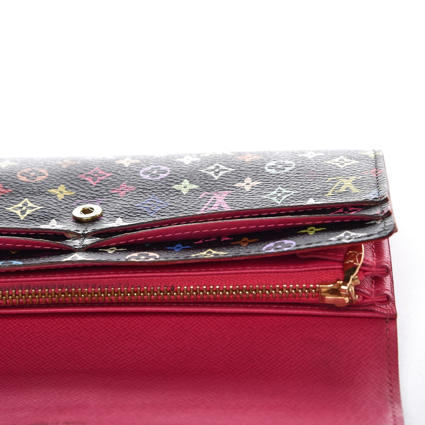 Monogram Multicolor Sarah Wallet Black Grenade