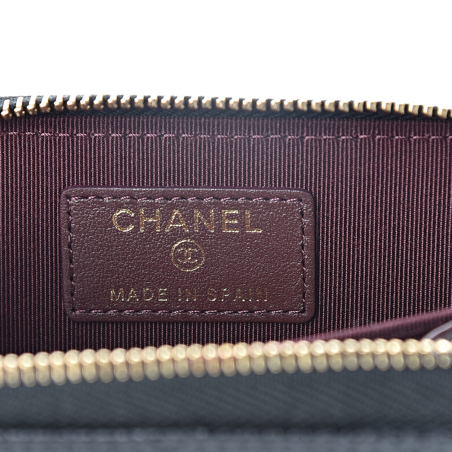 Chanel Caviar Quilted Zip Coin Purse Black 6 of 8