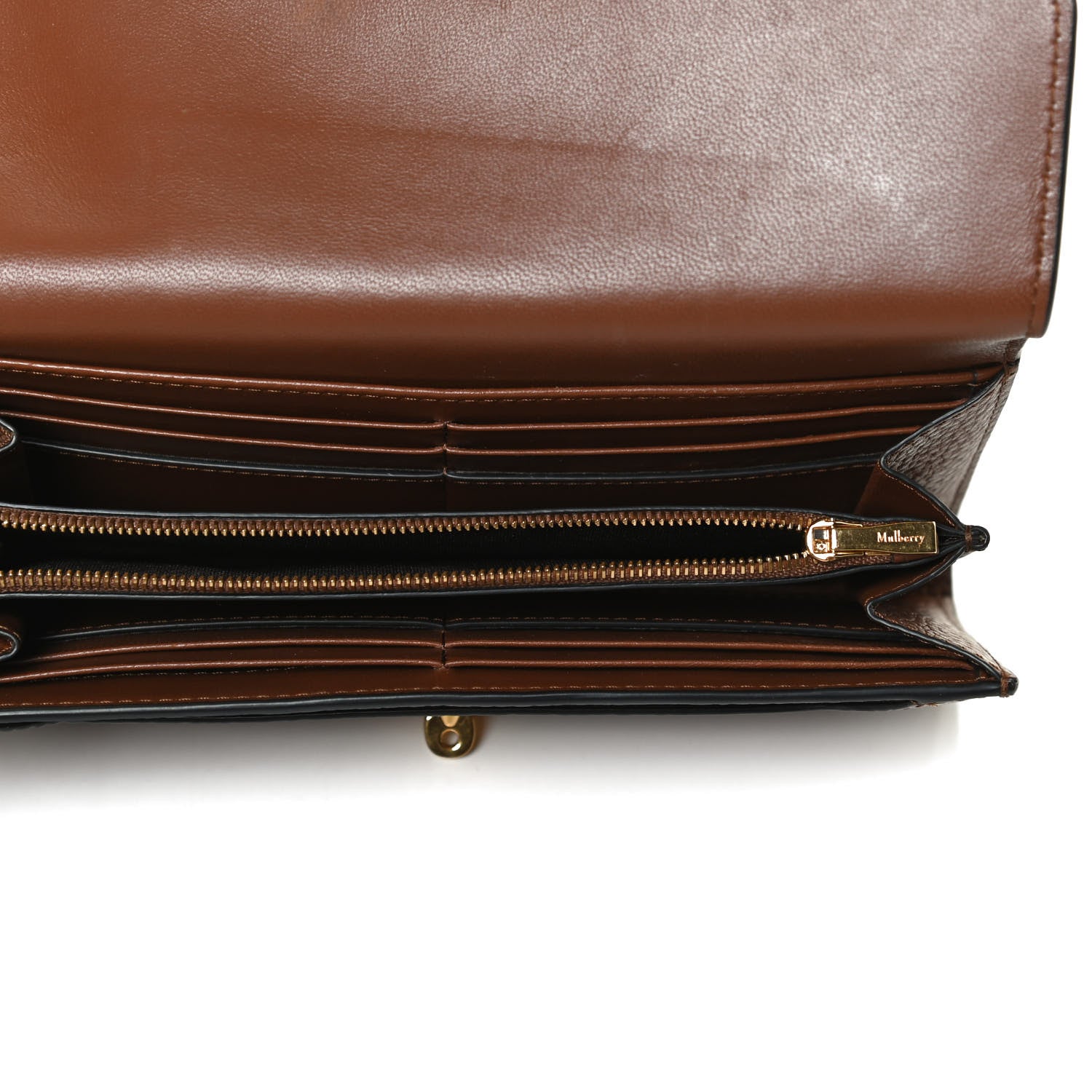 Mulberry Classic Grain Darley Wallet Oak 5 of 9