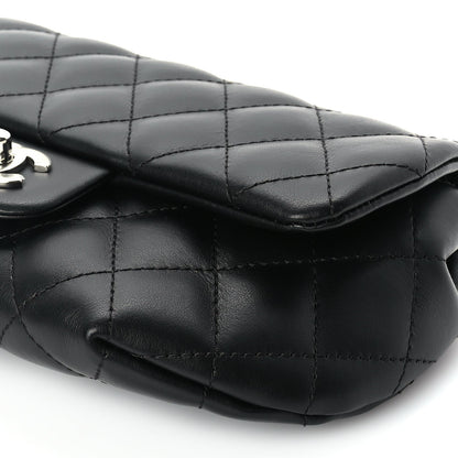 Chanel Calfskin Quilted CC Uniform Flap Belt Bag Black 9 of 9