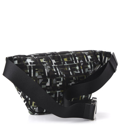 Fendi Nylon CamouFF Belt Bag Black Multicolor 3 of 10