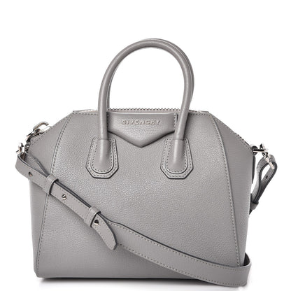 Givenchy Sugar Goatskin Mini Antigona Pearl Grey 1 of 13