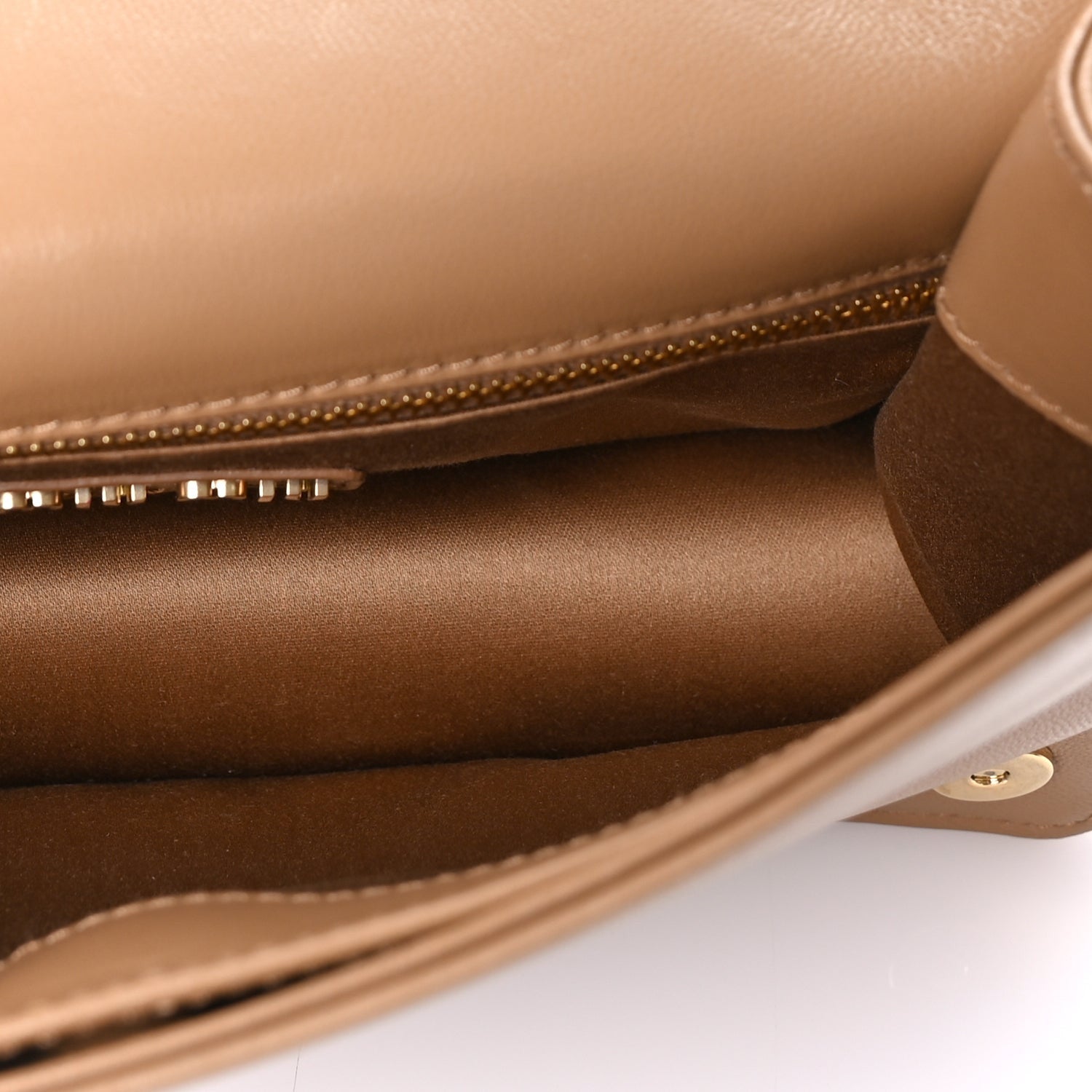 Miu Miu Shearling Flap Shoulder Bag  Brown 4 of 7