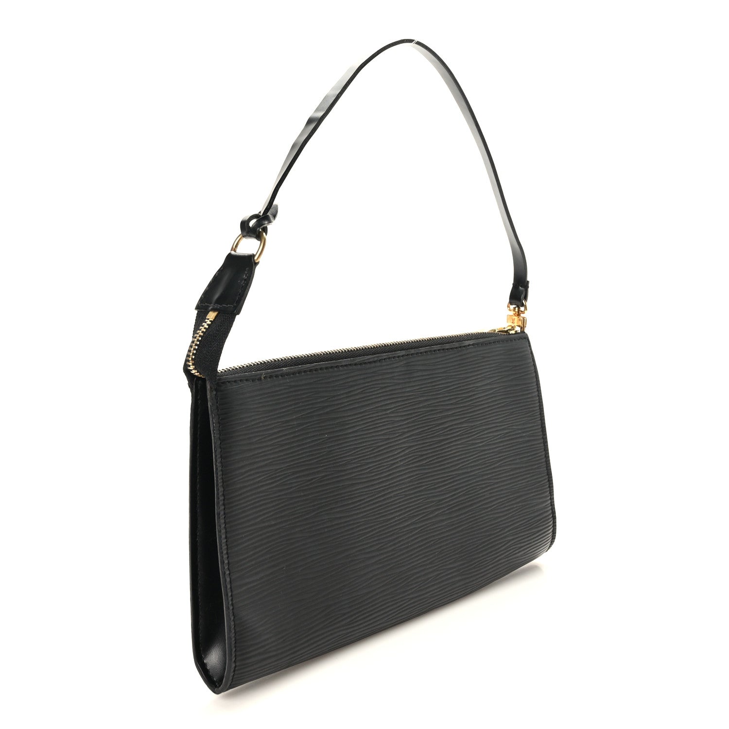 Louis Vuitton Epi Pochette Accessories 24 Black 3 of 9