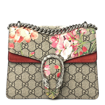 Gucci GG Supreme Monogram Blooms Mini Dionysus Shoulder Bag Beige Multicolor Dry Rose 1 of 8