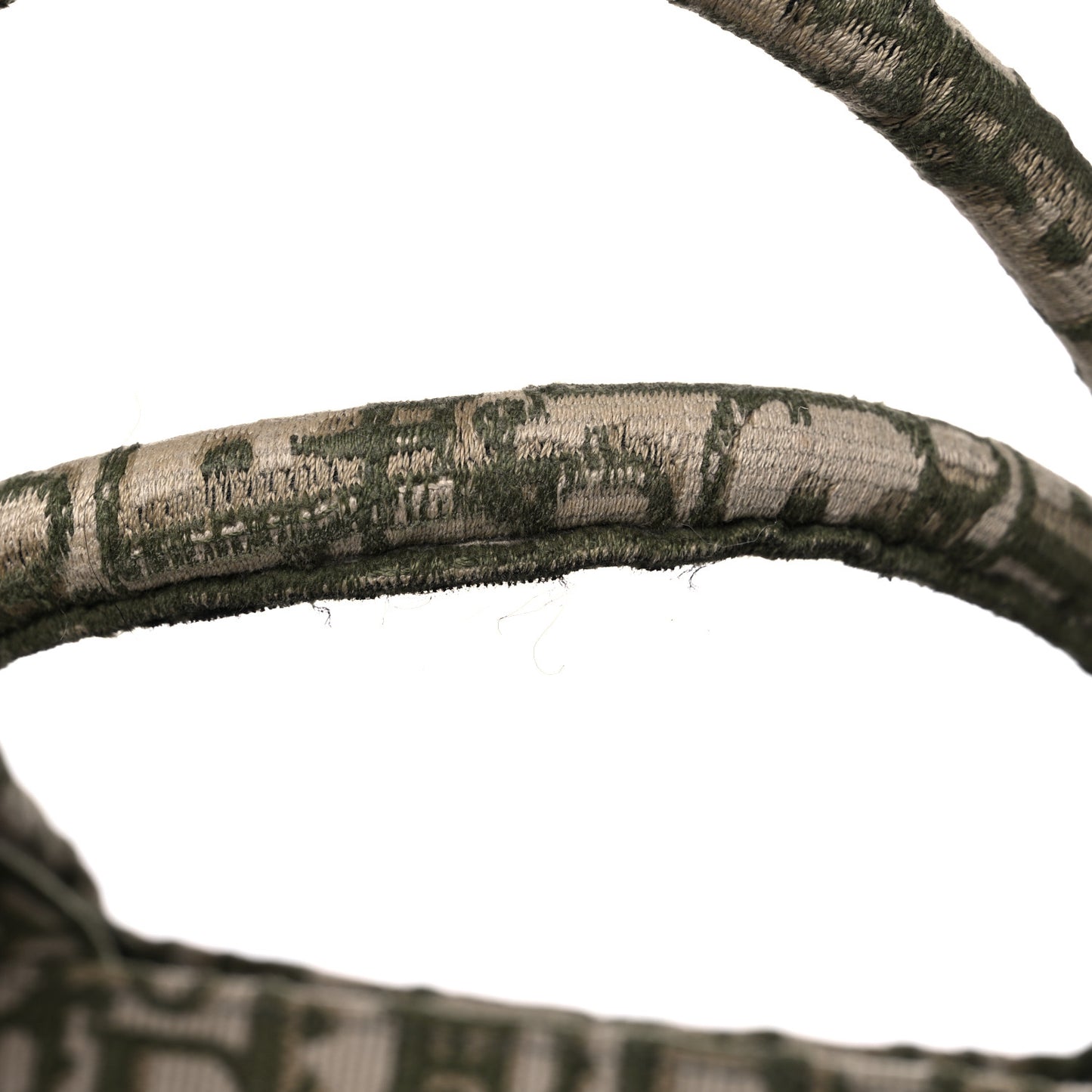 Oblique Large Book Tote Vert Multicolor