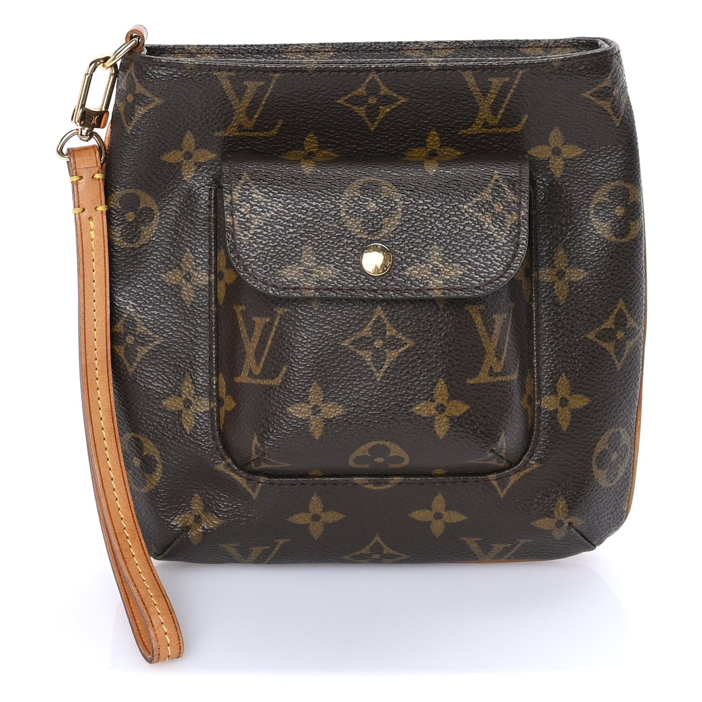 Monogram Partition Wristlet