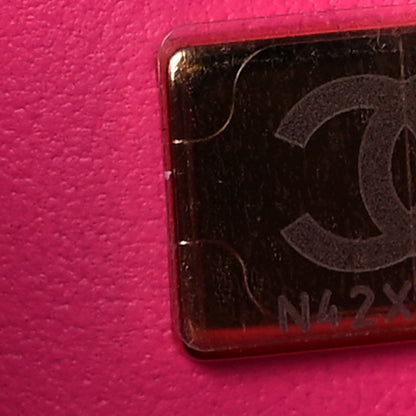 Chanel Caviar Quilted Small Double Flap Dark Pink 7 of 10
