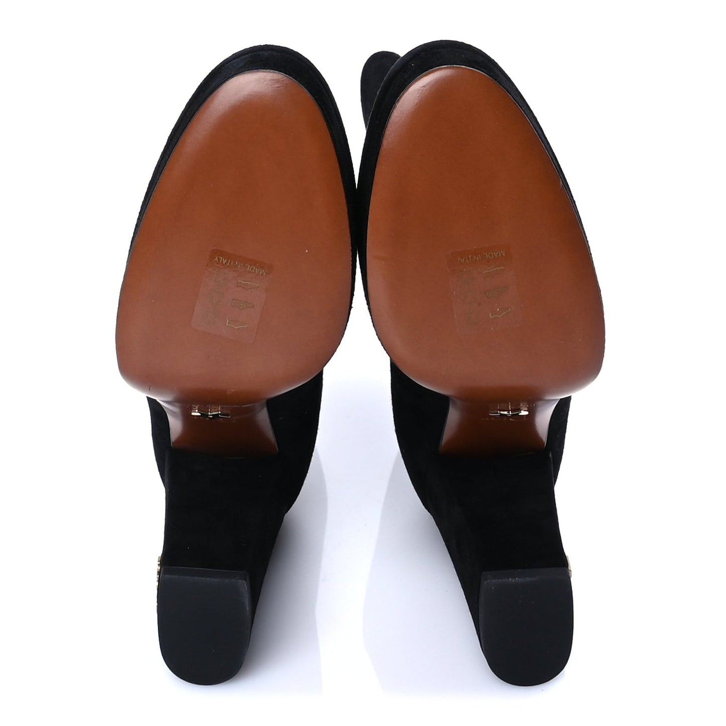 Suede D-rise Platform Ankle Boots 37.5 Black