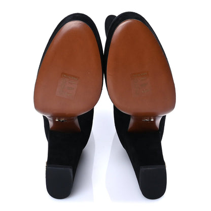 Christian Dior Suede D-rise Platform Ankle Boots 37.5 Black 6 of 7