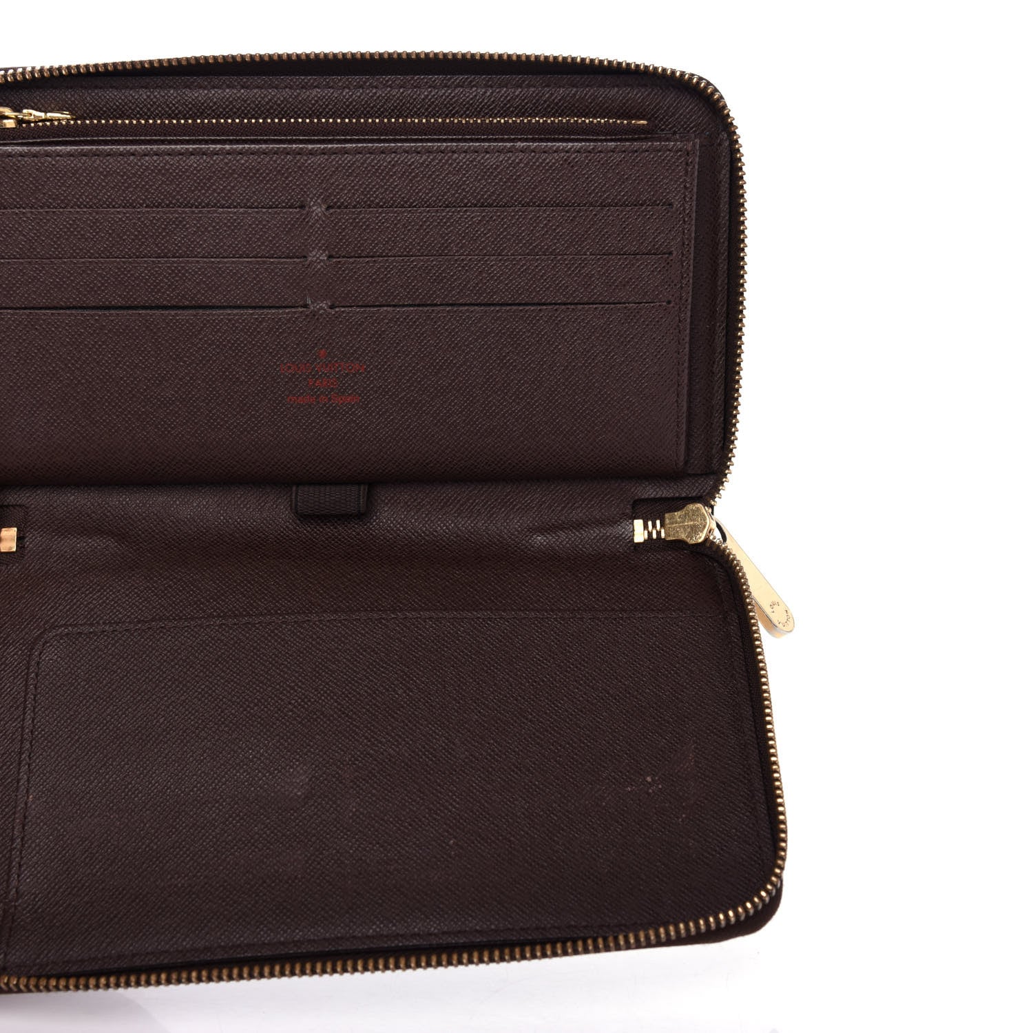 Louis Vuitton Damier Ebene Zippy Organizer Wallet 5 of 8