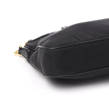 Prada Tessuto Nylon Saffiano Crossbody Bag Black 8 of 10