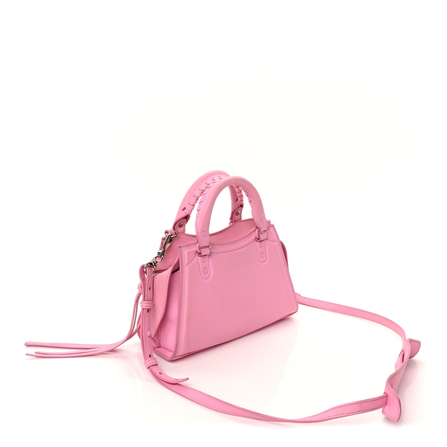 Balenciaga Cake Calfskin Tonal Hardware Mini Neo Classic City  Rose 2 of 8