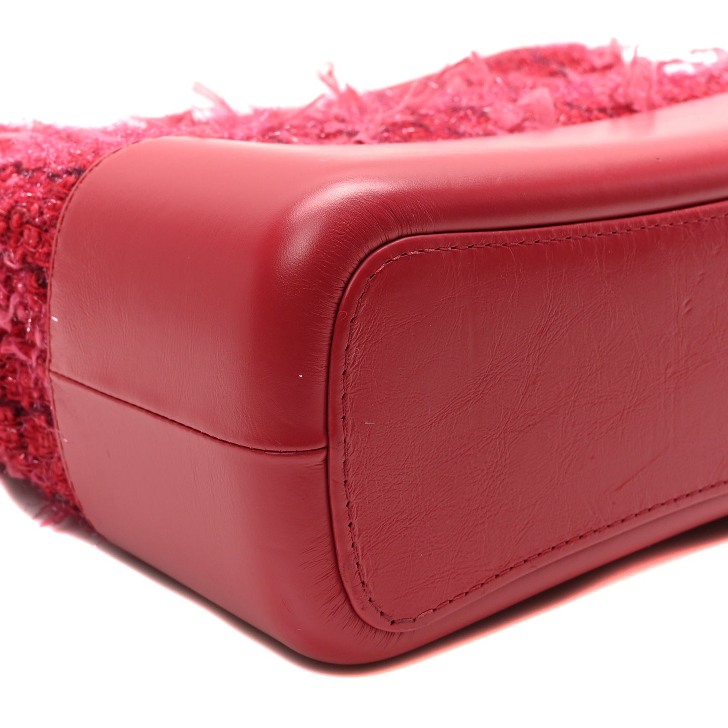 Tweed Calfskin Medium Gabrielle Hobo Pink