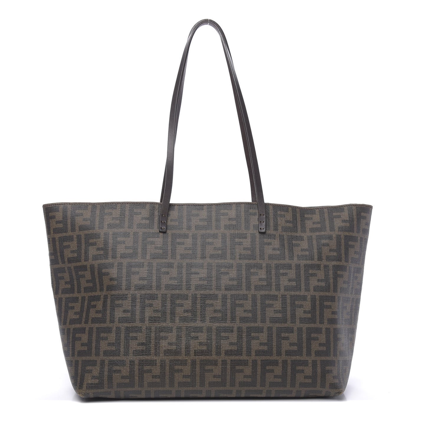 Zucca Spalmati Medium Roll Tote Tobacco Moro