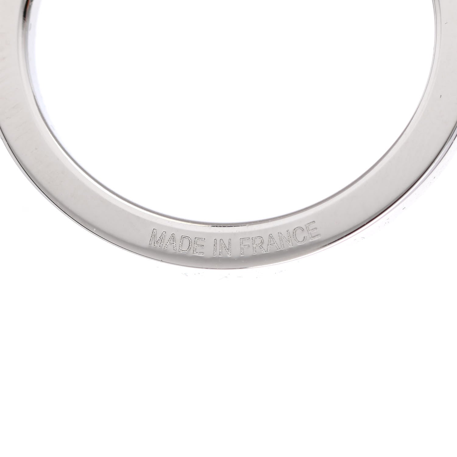 Hermes Palladium Coeur Scarf Ring Black 4 of 4