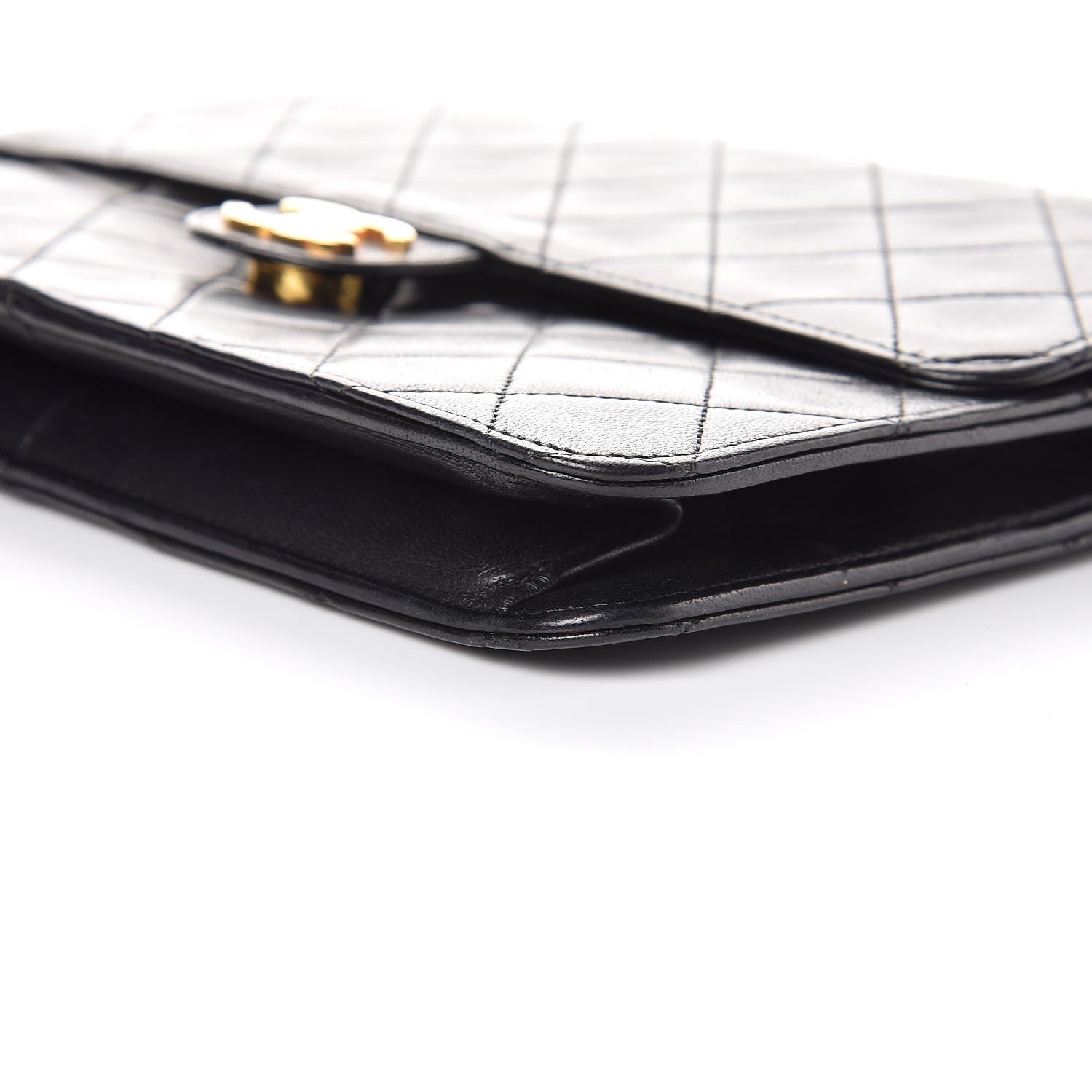 Chanel Lambskin Quilted Small Single Flap Black 12 of 12