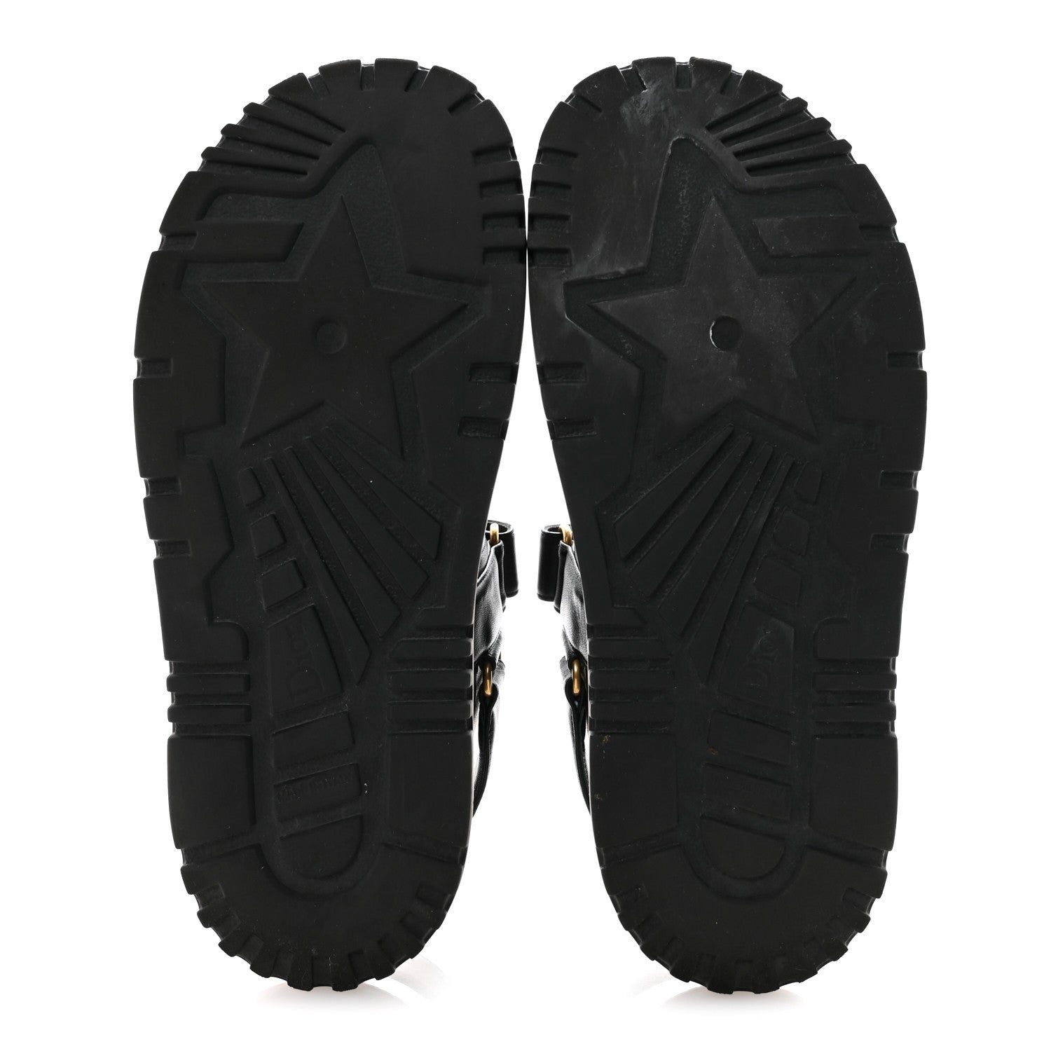 Christian Dior Lambskin Dioract 10mm Slide Sandals 39.5 Black 6 of 10