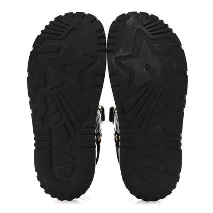 Christian Dior Lambskin Dioract 10mm Slide Sandals 39.5 Black 6 of 10