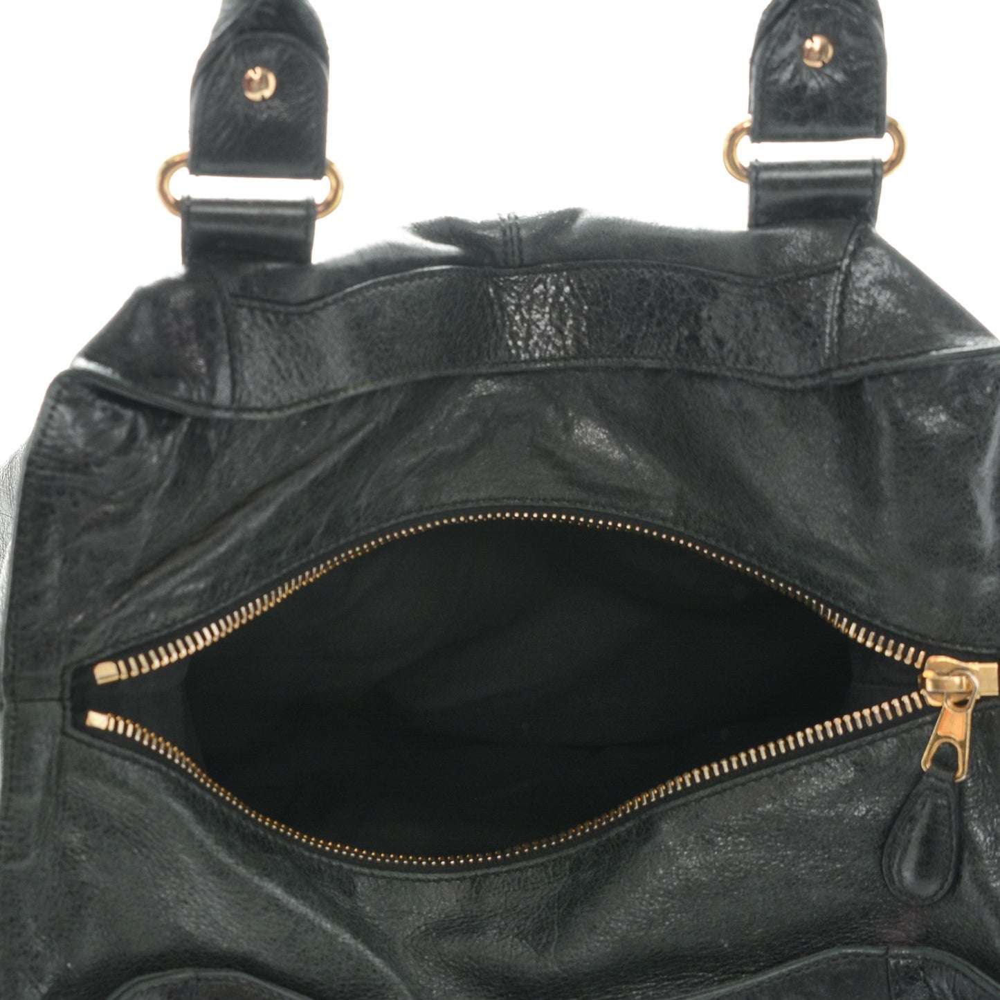 Agneau Giant 21 Gold Hardware Brief Black