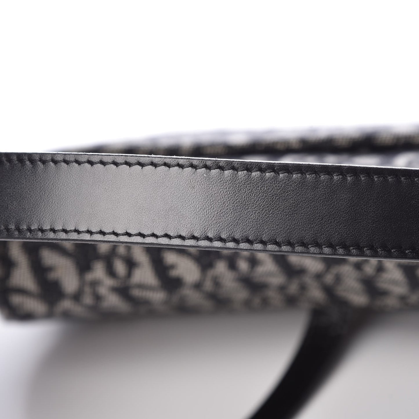 Monogram Double Saddle Bag Black