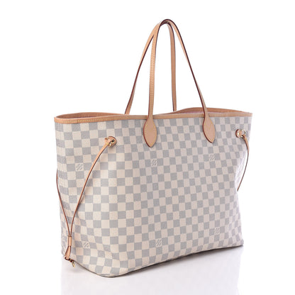 Louis Vuitton Damier Azur Neo Neverfull GM Rose Ballerine 4 of 11