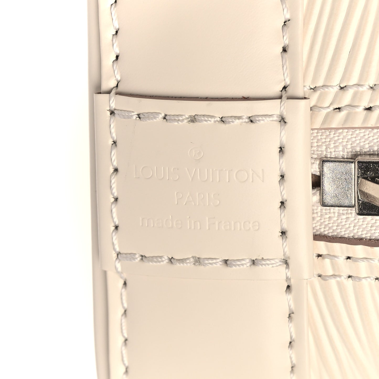 LOUIS VUITTON Epi Jacquard Alma BB Quartz