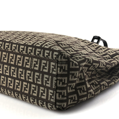 Fendi Zucchino Vitello Shoulder Tote  Testa di Moro 8 of 8