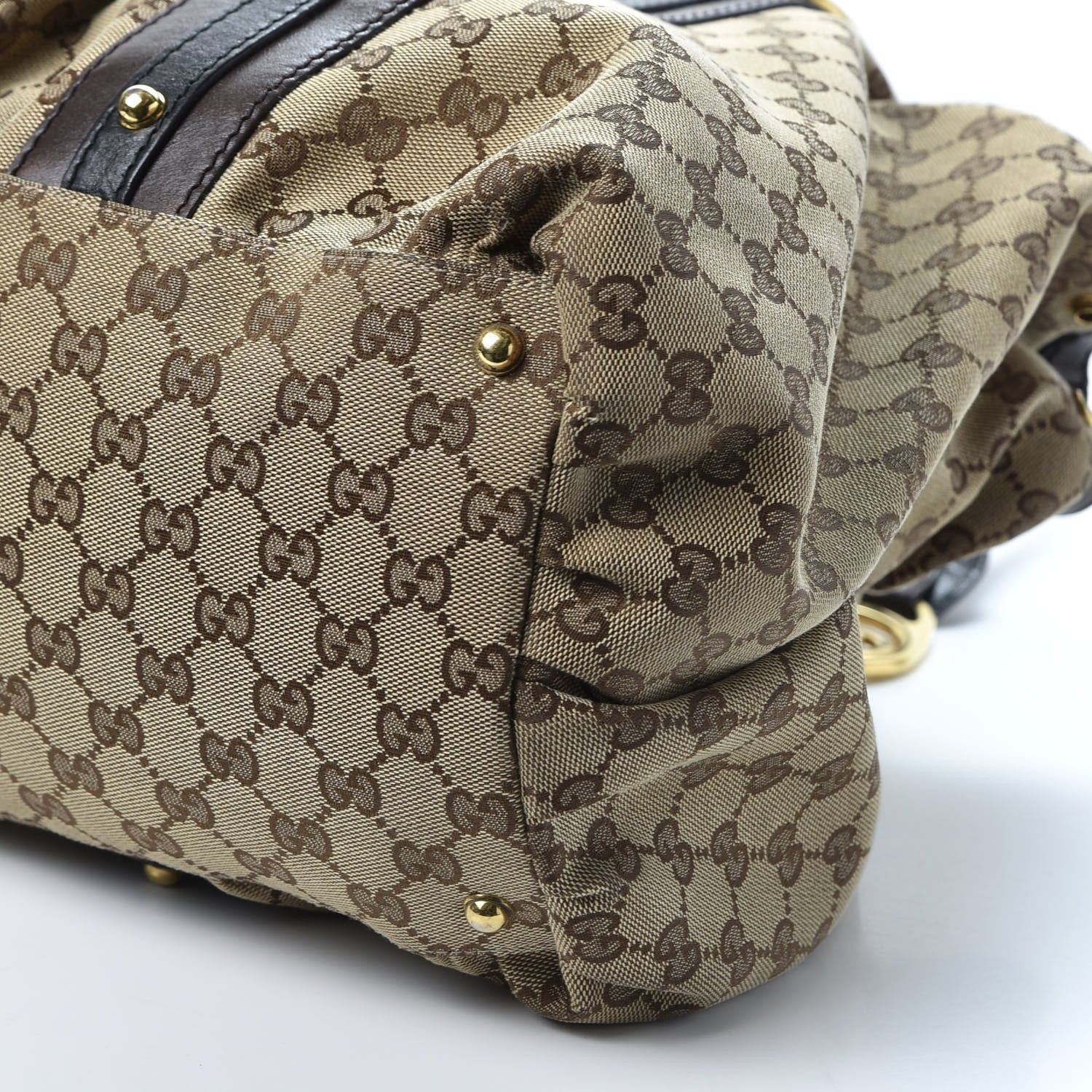 Gucci Monogram Medium Interlocking Icon Tote Dark Brown 6 of 9