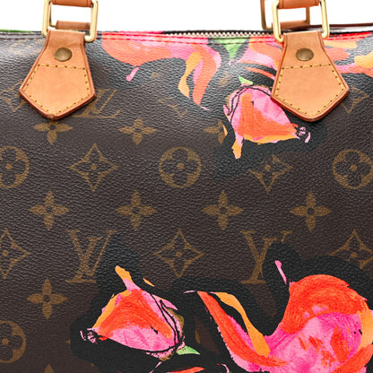 Louis Vuitton Monogram Roses Speedy 30 8 of 10
