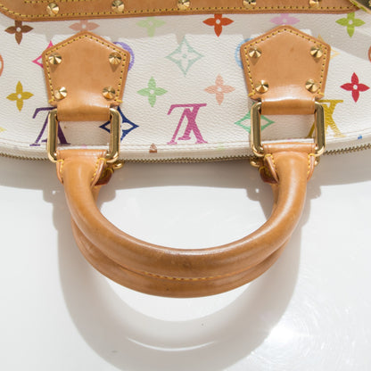 Louis Vuitton Monogram Multicolor Alma White 10 of 10