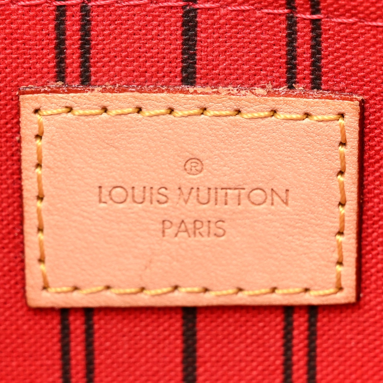 Louis Vuitton Monogram Neverfull MM GM Pochette Cherry 6 of 7