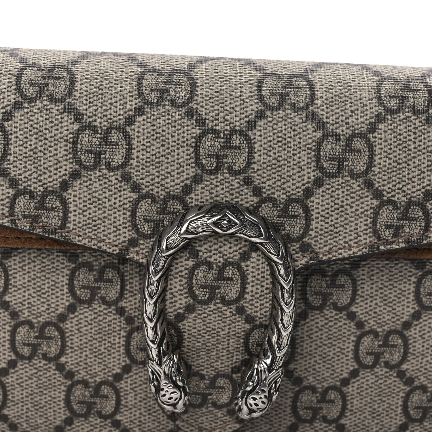 Gucci GG Supreme Monogram Super Mini Dionysus Shoulder Bag Taupe 6 of 8