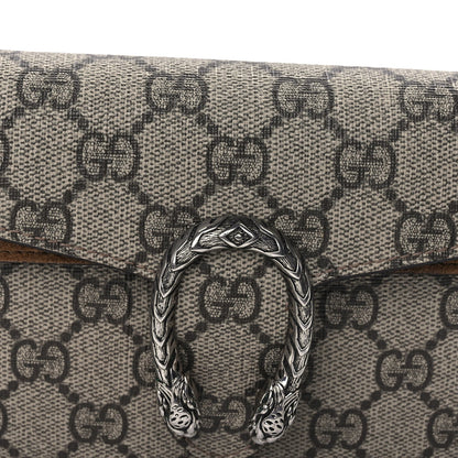 Gucci GG Supreme Monogram Super Mini Dionysus Shoulder Bag Taupe 6 of 8