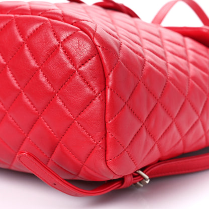 Chanel Lambskin Quilted Small Urban Spirit Backpack Red 9 of 11
