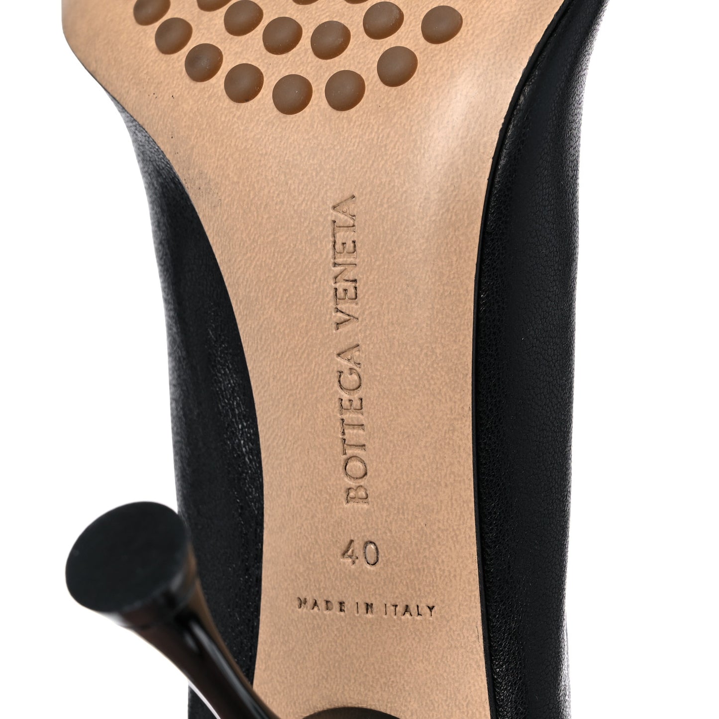 Stretch Nappa Dot Pumps 40 Black